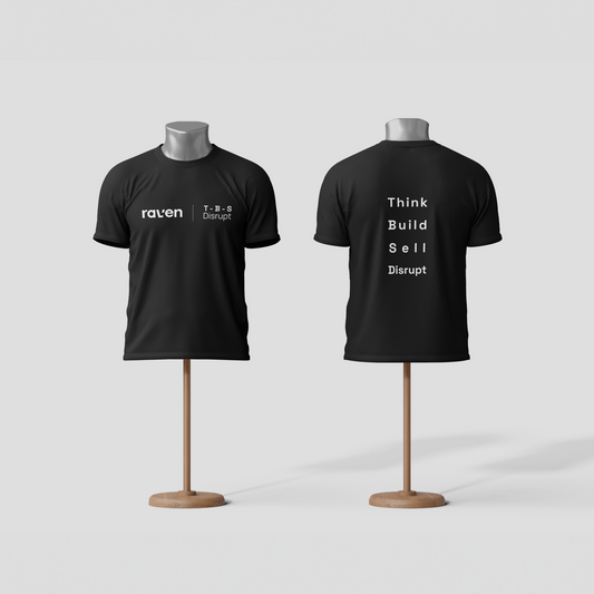 Polera TBS Negra y Blanca