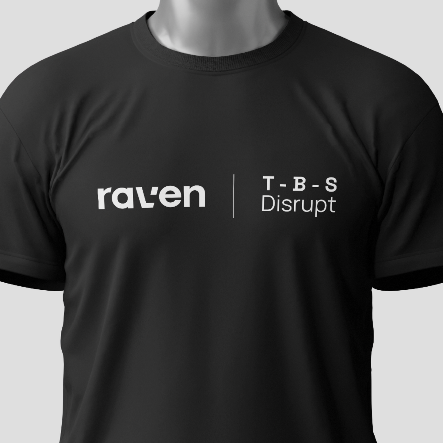 Polera TBS Negra y Blanca